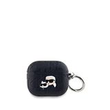 Karl Lagerfeld Monogram Siyah Apple Airpods 3. Nesil Uyumlu Kılıf