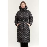 Karl Lagerfeld Mont Siyah, L, Mont, BLACK/BLACK KL MONOGRAM, Kadın