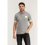 Karl Lagerfeld Polo Yaka T-Shirt, 2XL, 745402 552235, Gri, Erkek