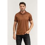 Karl Lagerfeld Polo Yaka T-Shirt, M, 745080553200, Kahverengi, Erkek