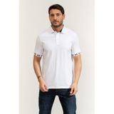 Karl Lagerfeld Polo Yaka T-Shirt, S, 745020562221, Beyaz, Erkek