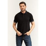 Karl Lagerfeld Polo Yaka T-Shirt, XL, 745020562221, Siyah, Erkek