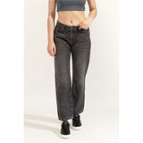 Karl Lagerfeld Rhinestone Jean Pantolon, 27, 236W1100, Gri, Kadın