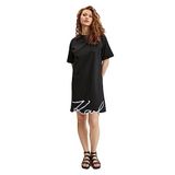 Karl Lagerfeld Signature Kadın Elbise,Black Xs