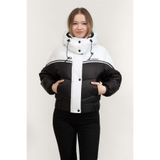 Karl Lagerfeld Şişme Mont Siyah Beyaz, M, 245W1505, Siyah - Beyaz, Kadın