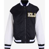 Karl Lagerfeld Siyah - Beyaz Erkek Mont 245D1502_KLJ Logo Bomber - XL
