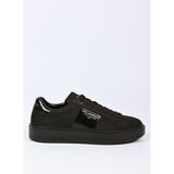 Karl Lagerfeld Siyah Erkek Deri Sneaker MAXI KUP RSG Band Lo Lace
