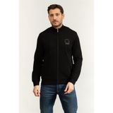 Karl Lagerfeld Sweat Zip Jacket Fermuarlı Sweatshirt, S, 705004561910, Siyah, erkek