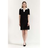 Karl Lagerfeld T-Shirt Elbise, S, B1W13029, Siyah, Kadın