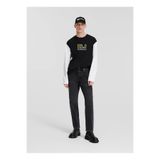 Karl Lagerfeld Tapered Fit Siyah Erkek Denim Pantolon 245D1110_KLJ TAPERED DENIM