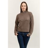 Karl Lagerfeld Triko, S, 246W2000, BEIGE, Kadın