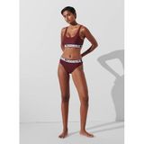 Karl Lagerfeld uzamış logo bikini altı, Biking Red., L