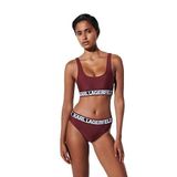 Karl Lagerfeld uzamış logo bikini altı, Biking Red., XL