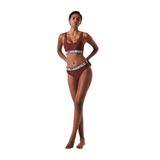Karl Lagerfeld uzamış logo bikini üstü, Biking Red., XL
