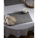 Karla 4'lü Amerikan Servis - Gri - 30 x 45 cm