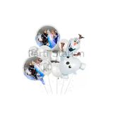 Karlar Ülkesi Frozen Elsa Olaf Balon Set Frozen Elsa Olaf Konsept Doğum Günü Folyo Balon Set