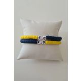 Karlay Taraftar Çift Fimo Bileklik (fenerbahçe)