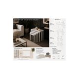 KARLI HOME 1. SINIF MDF 4 Lü Zigon Sehpa