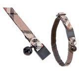 Karlie 10 mm 30 cm Kahverengi Ekose Kedi Boyun Tasması