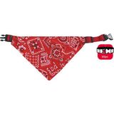 Karlie 35-50 cm Kırmızı Bandanalı Köpek Tasması