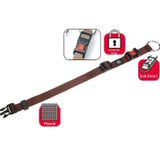Karlie 40-55 cm 20 mm Kahverengi Kilitli Köpek Boyun Tasması