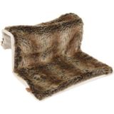 Karlie Asılabilen Peluş 40x30x25 cm Kahverengi Kedi Yatağı