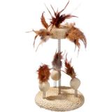 Karlıe Yaylı Kedi Oyuncağı 25X15CM Bej 13