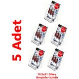 Karlobi Masaüstü 1/3 A4 Broşürlük 10X20CM Broşürler Içindir 5'li Paket (A4 DEĞİLDİR!)