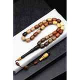 Karma Ağaç Tesbih 8 X 11 Mm Kapsül Kesim - T-1822