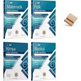 Karma Kitaplar 11. Sınıf Matematik Fizik Kimya ve Biyoloji 4lü Set Bilgi Sarmal Soru Bankası + Telefon Standı - Maarif Model