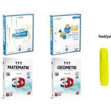 Karma Kitaplar 3D ve Üçdörtbeş Tyt Matematik Geometri Soru Bankası Seti 4 Kitap