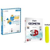 Karma Kitaplar 3D Yayınları ve Üçdörtbeş Yayınları TYT Geometri Soru Bankası