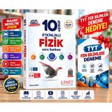 Karma Kitaplar Limit Yayınları 2026-27 10.sınıf Fizik Soru Bankası-Tyt Fen Bilimleri Deneme Hediyeli!! - LİMİT YAYINLARI