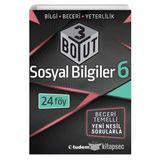 Karma Kitaplar Tudem 6. Sınıf Sosyal Bilgiler 3 Boyut Yeni Nesil Sorularla Soru Bankası.