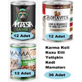 Karma Koli Kuzu Etli Yetişkin Kedi Maması 36 Adet