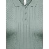 Karma Only OnlMeddi Life SS Structure Polo CC KNT Kadın T-Shirt Jadeite (15363160)