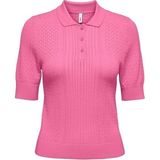 Karma Only OnlMeddi Life SS Structure Polo CC KNT Kadın T-Shirt Wild Orchid (15363160)
