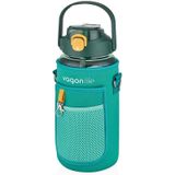 KARMA RENK PİPETLİ KILIFLI MATARA 1500 ML GREEN