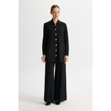 Karma T26Y-7005 Mıssdalıda Düz Renk Triko Pant. Etek - Black - 3