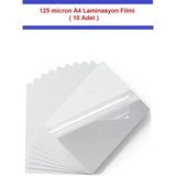 KarmaOfis 125 Micron A4 Laminasyon Filmi 10 Adet Belgelerinizi Güvenle Saklayın