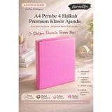 Karmaofis A4 Pembe 4 Halkalı Klasör Ajanda – Suni Deri Kaplama, Metal Mekanizmalı, Şeffaf Cepli Premium Dosya - 1 - Lila