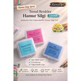 Karmaofis Hamur Silgi 3’lü Set – Yoğurulabilir Silgi, Kara Kalem&pastel Için Profesyonel Silgi (Trend Renkler) - Karışık Renk