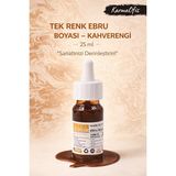 KarmaOfis Kahverengi Renk Ebru Boyası 25 ml | Yoğun Pigment, Su Bazlı