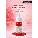 KarmaOfis Kırmızı Renk Ebru Boyası 25 ml | Yoğun Pigment, Su Bazlı
