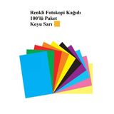 Karmaofis Koyu Sarı Fotokopi Kağıdı 100'Lü