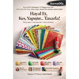 KarmaOfis Mega Okul & Hobi Seti 71 Parça – Eva, Keçe, Fon Kartonu, Şönil, Elişi Kağıdı + Yapıştırıcı
