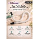 KarmaOfis Melodika Yedek Hortum ve Başlık Seti | 32 & 37 Tuş Uyumlu Esnek Spiral Hortum
