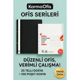 KarmaOfis Ofis Serileri – Premium Dosyalama Seti Siyah