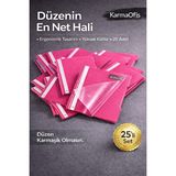 KarmaOfis Pembe A4 Telli Dosya 25’li Set – Dayanıklı ve Ergonomik Evrak Dosyası