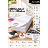 KarmaOfis Premium 230 Gr Japon Bristol Karton 40'lı A4 | Sertifika, Başarı Belgesi ve Inkjet-Lazer Yazıcı Uyumlu
